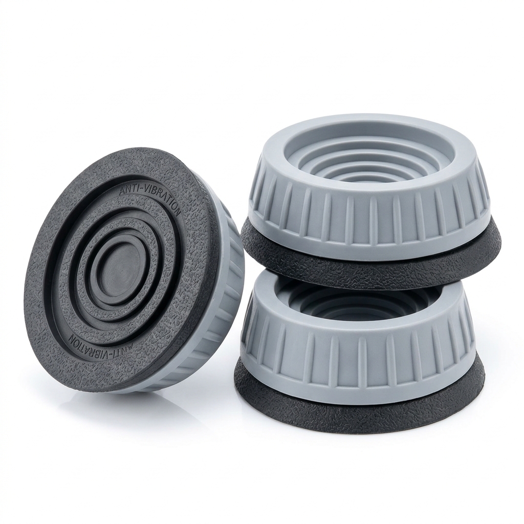 Heavy-Duty Anti-Vibration Washing Machine & Refrigerator Rubber Feet Pads (Set of 4)