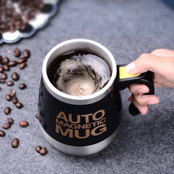 Auto Magnetic Self-Stirring Coffee Mug (304 Stainless Steel Mixer)
