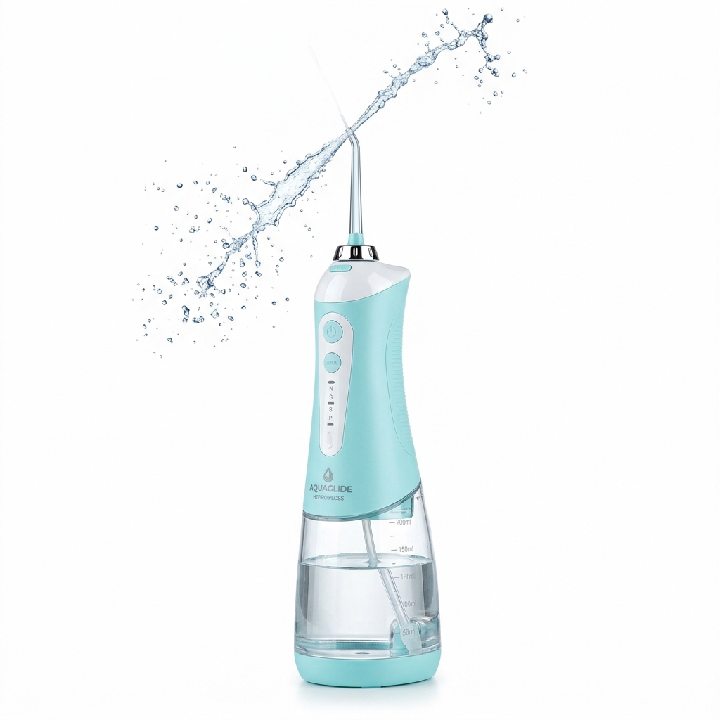 Portable Cordless Oral Dental Water Flosser (USB Rechargeable Teeth Cleaner Jet)