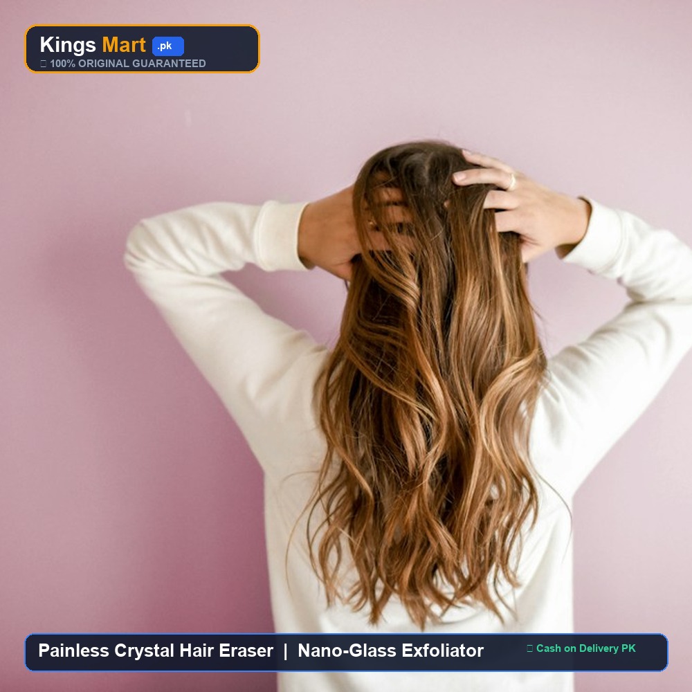Nano-Glass Physical Crystal Hair Eraser (Painless Body Hair Remover & Exfoliator)