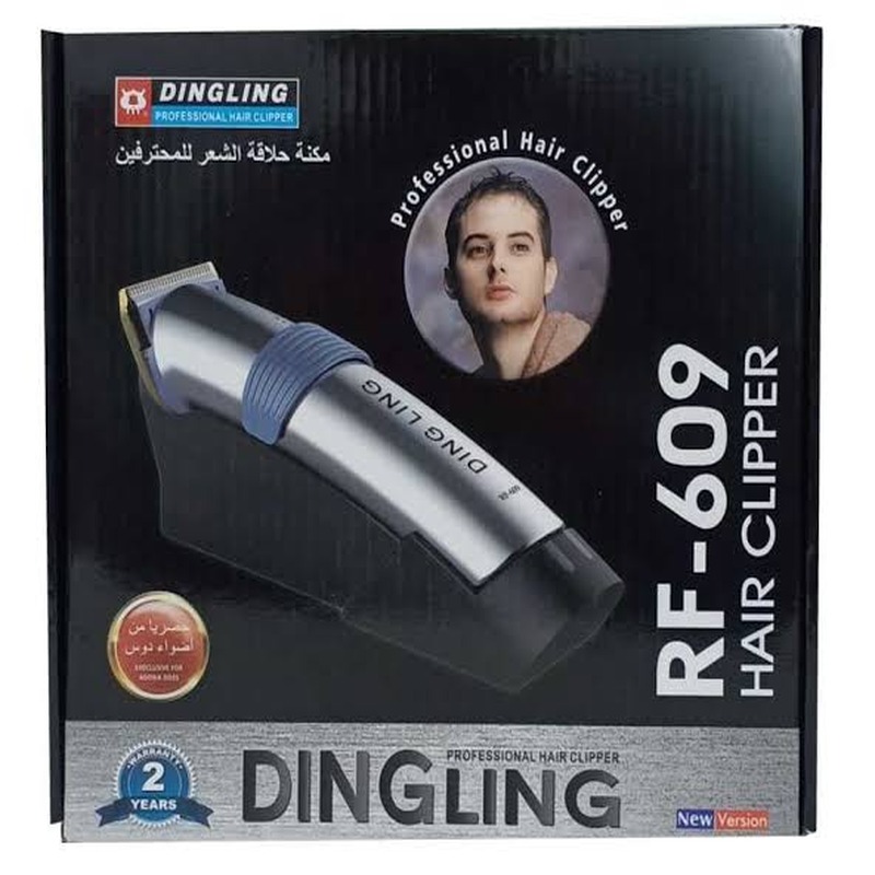 Dingling RF-609 Professional Hair & Beard Trimmer (Original Heavy-Duty Barber Clipper)