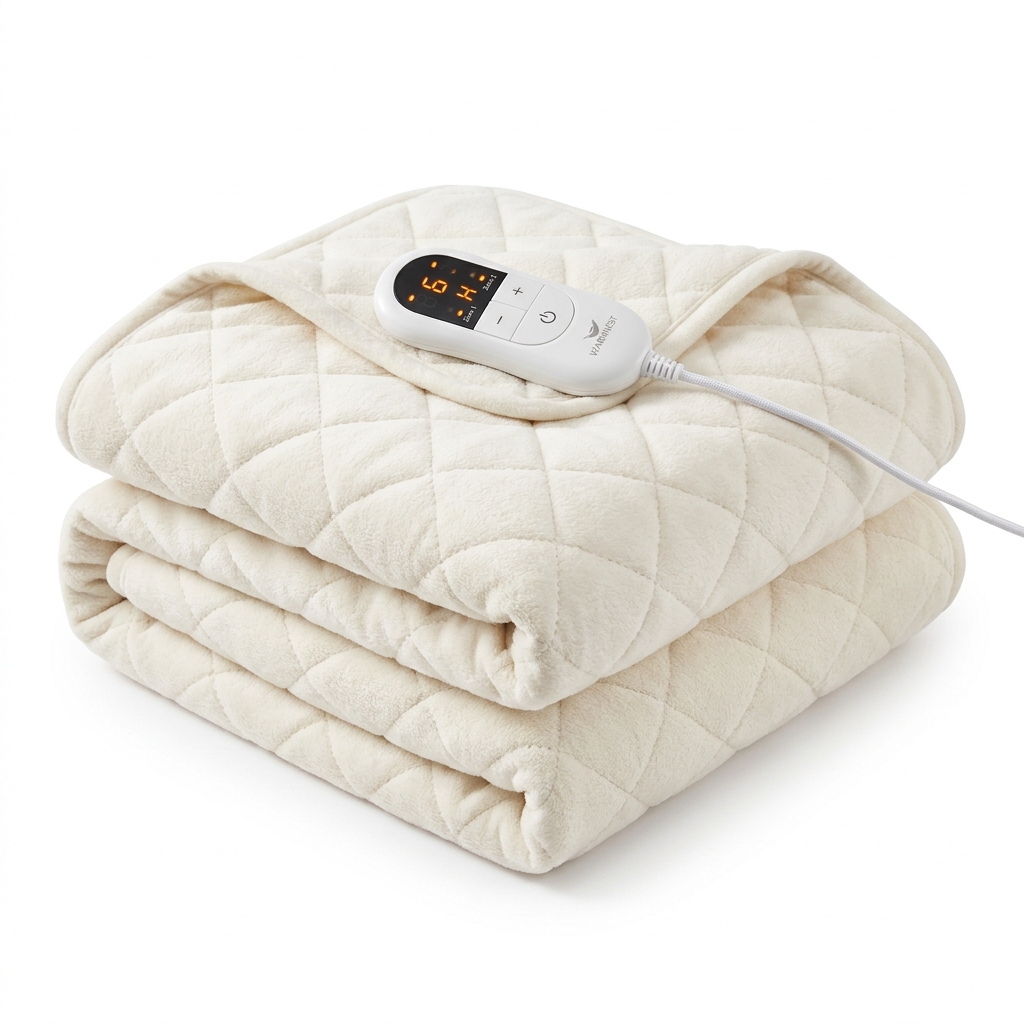 Electric Heated Bed Under-Blanket Warmer (Dual Temperature Heating Mattress Pad)
