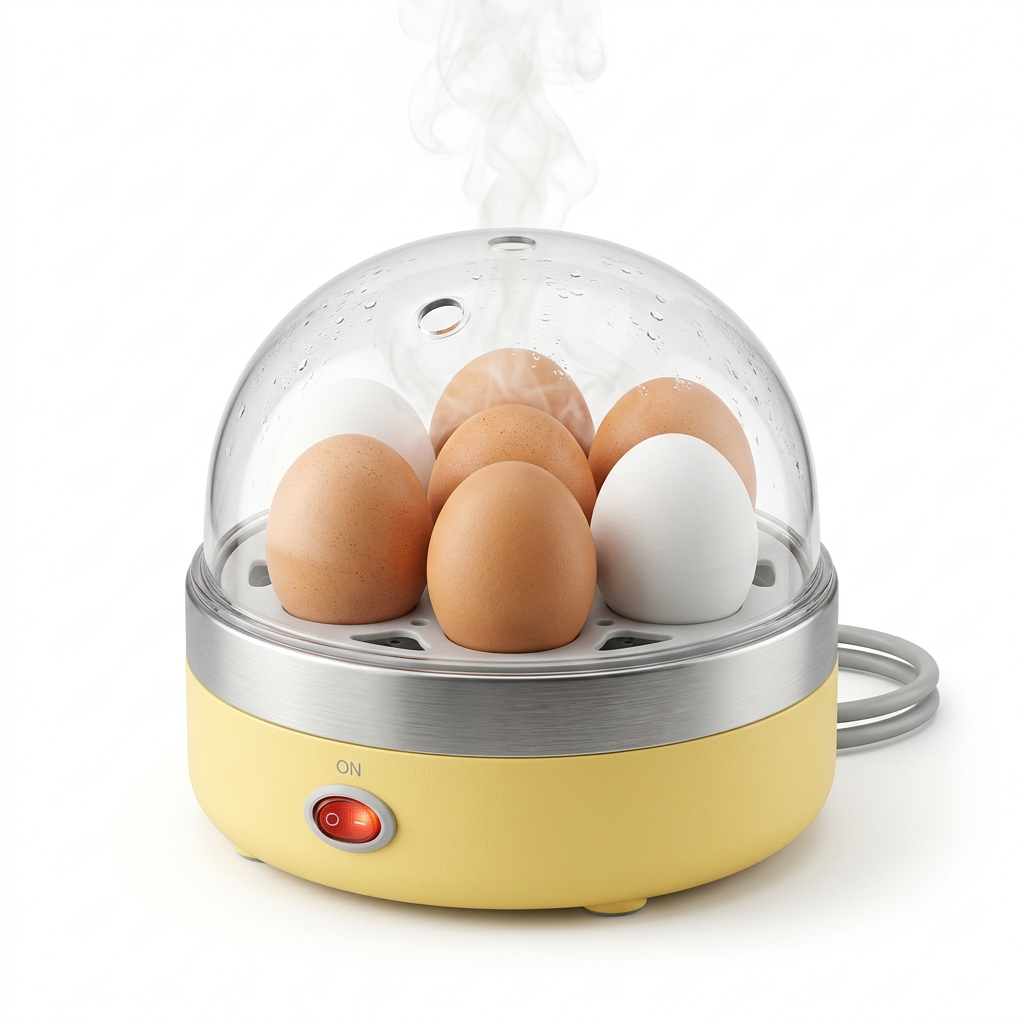 Automatic Multi-Function Electric Egg Boiler & Food Steamer (7 to 14 Eggs Capacity)