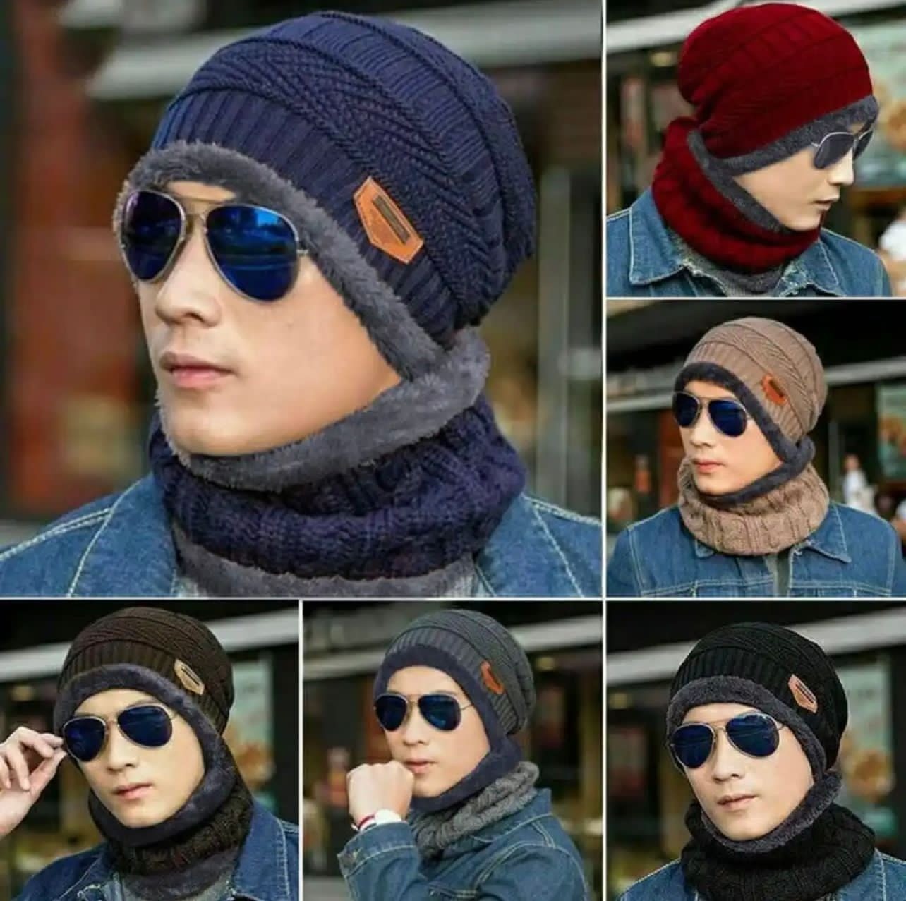 USB Rechargeable 3-Temperature Heated Neck Warmer Scarf (Fleece)