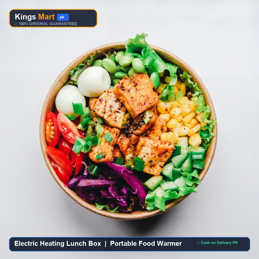 Electric Heating Lunch Box (Portable Stainless Steel Food Warmer Container)
