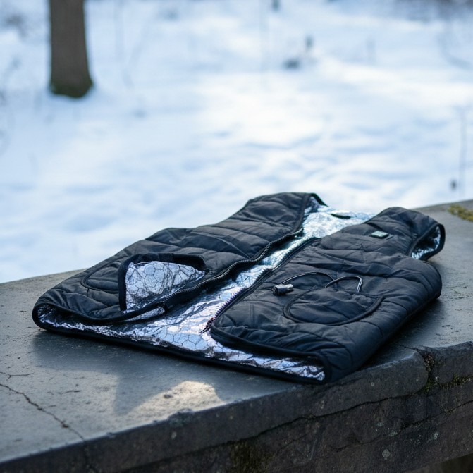 USB Electric Heated Body Warmer Vest (9-Zone Thermostatic Jacket)