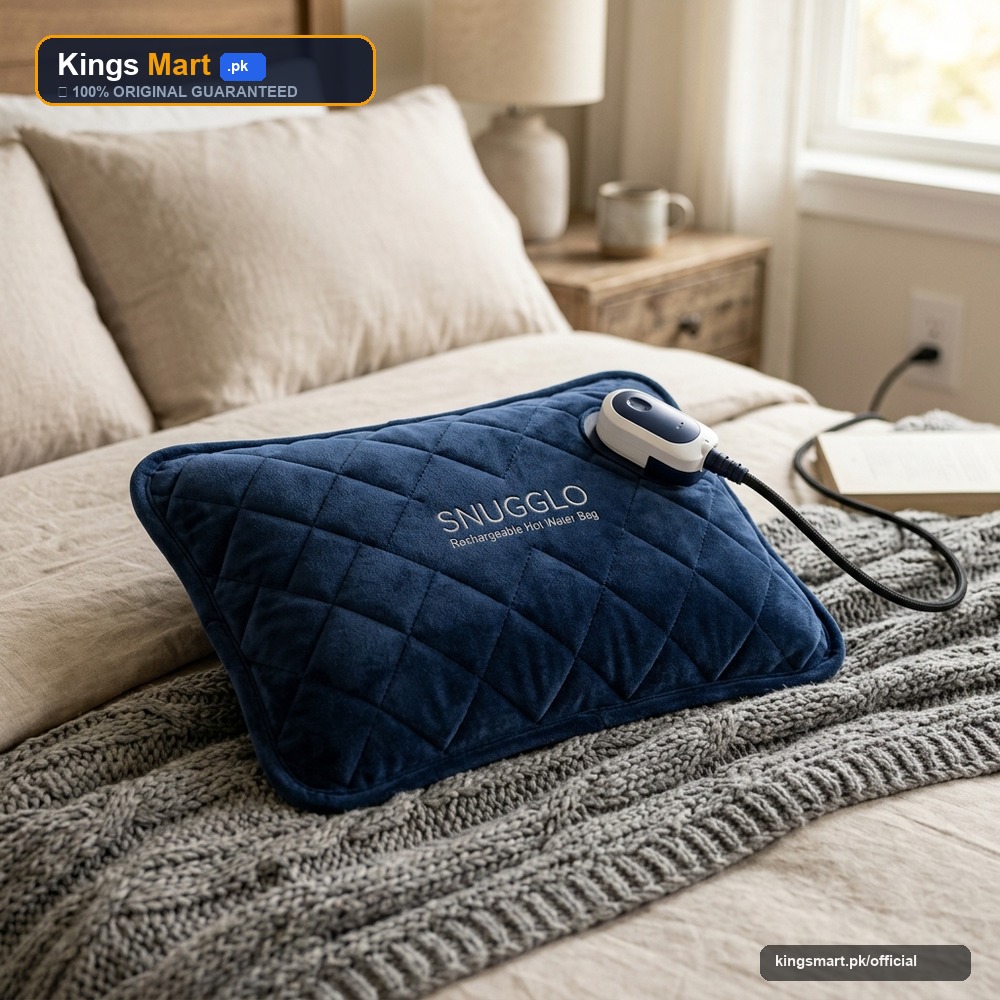 Rechargeable Electric Hot Water Bottle & Heating Gel Pad (Velvet Warmth)