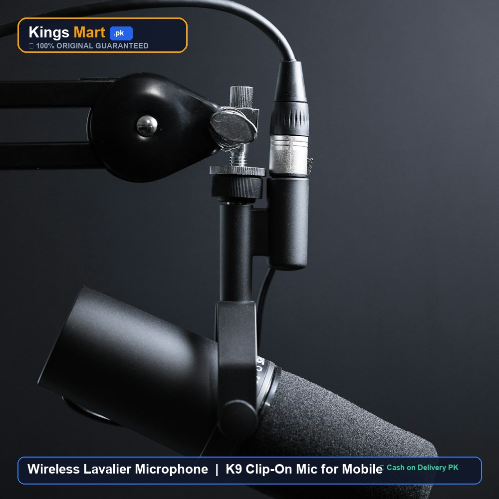 K9/K8 Plug & Play Wireless Lavalier Lapel Microphone (For iPhone & Android Type-C)
