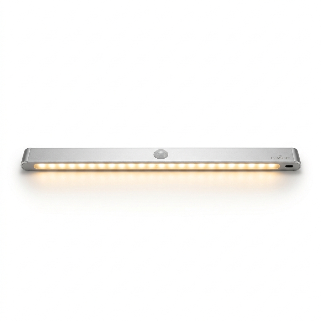 Wireless Magnetic Motion Sensor LED Closet & Cabinet Light Bar (USB Rechargeable)
