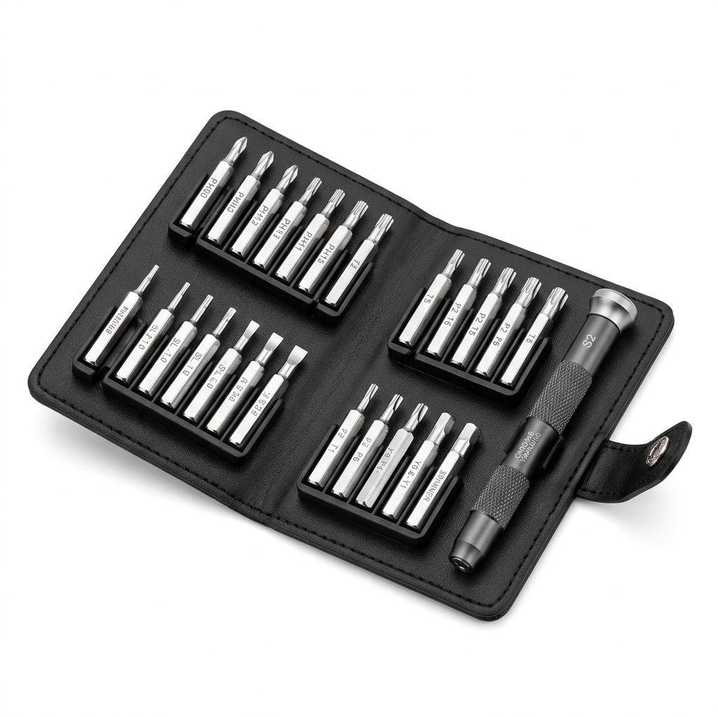 25-in-1 Precision Magnetic Screwdriver Wallet Set (For Mobile, Laptop, Watches & Electronics)