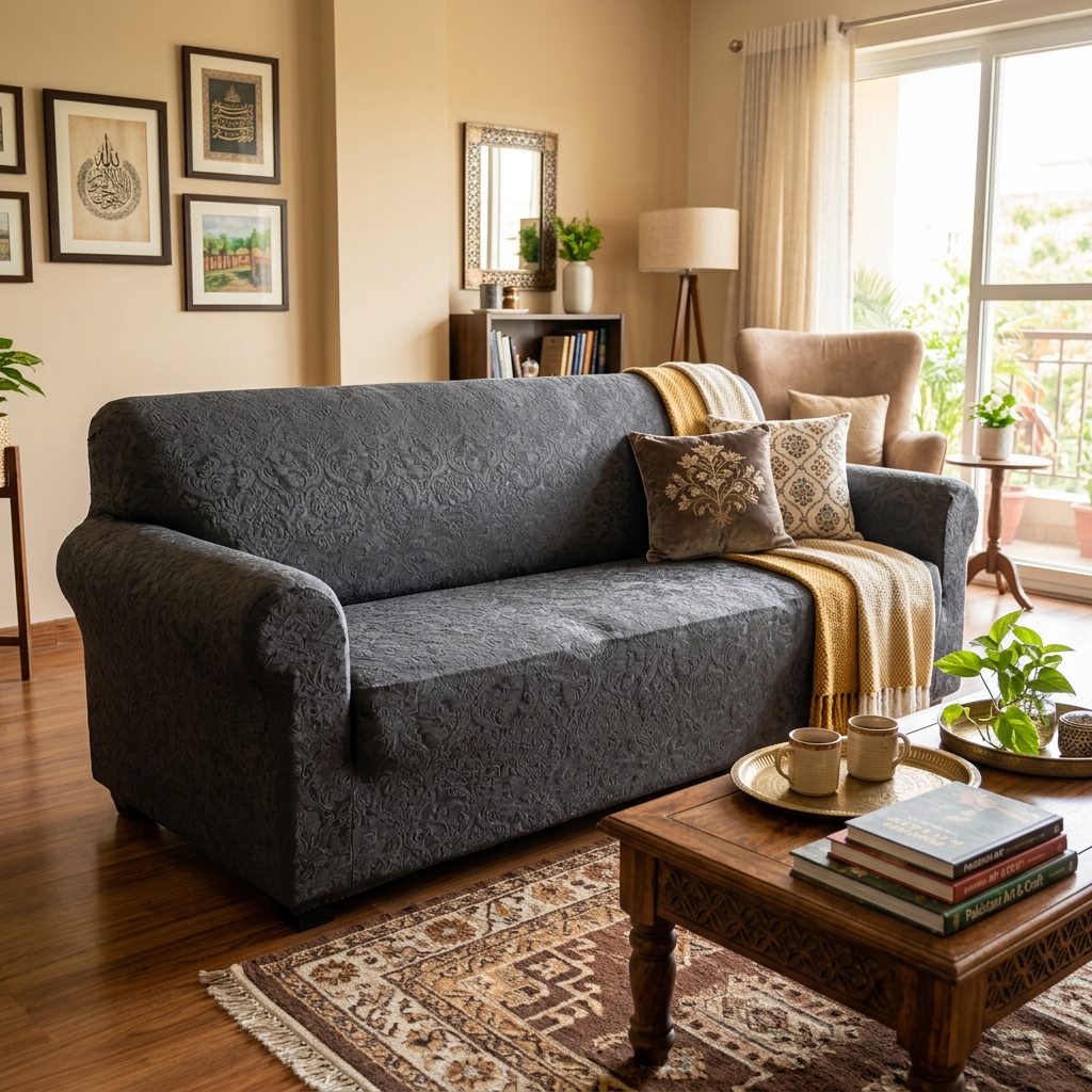 Universal Stretchable Fitted Sofa Covers Pakistan