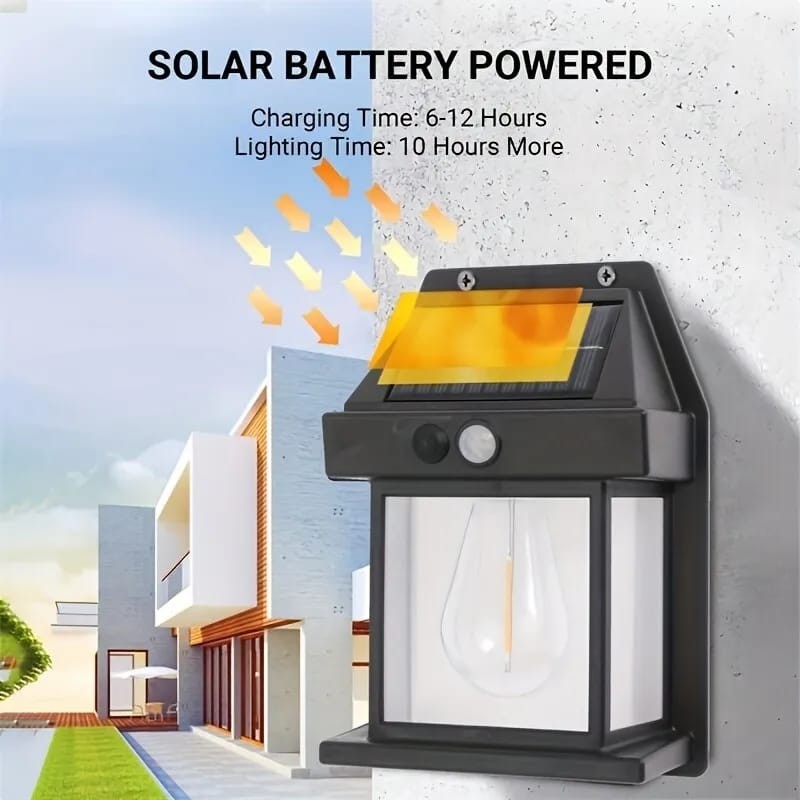 Solar Tungsten Filament Outdoor Waterproof Wall & Garden Lamp