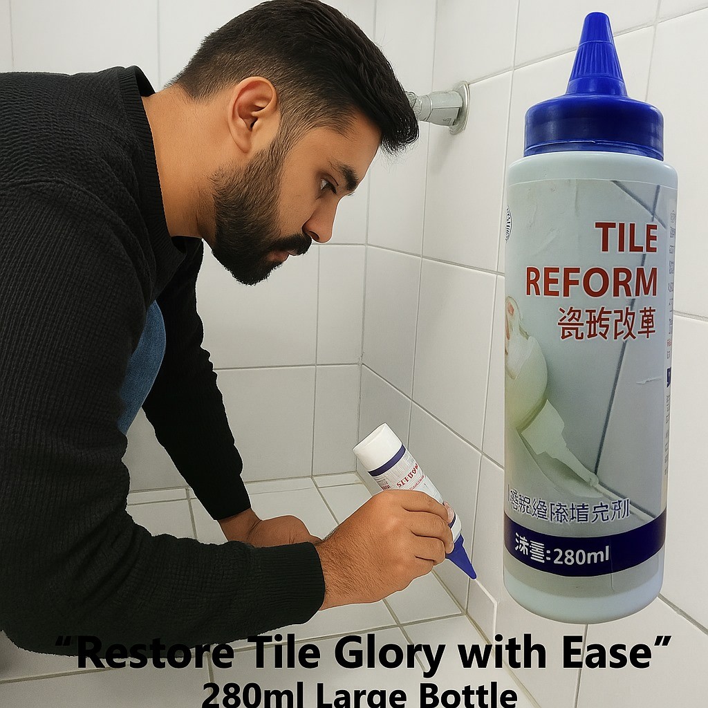 Tile Reform Waterproof Grout Restorer & Sealer (Quick Tile Gap Repair 280ml)